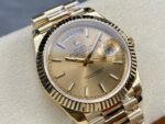 Day Date Rolex Weekly Journal 18K Gold Plated counter weight(Full gold daydate) - Image 4
