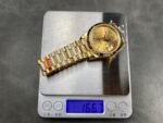 Day Date Rolex Weekly Journal 18K Gold Plated counter weight(Full gold daydate) - Image 3