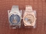 Audemars Piguet Royal Oak (TOURBILLON EXTRA-THIN) 1:1 Superclone(Blue tourbillon AP) - Image 11