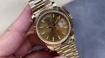 Day Date Rolex Weekly Journal 18K Gold Plated counter weight(Full gold daydate) - Image 2