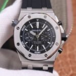 Audemars Piguet  26703ST.OOO. 1:1 SUPERCLONE( Black Diver Chronograph AP)