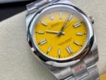 Rolex Oyster Perpetual 41 Turquoise (Yellow dial Oyester) - Image 3