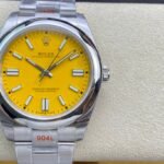 Rolex Oyster Perpetual 41 Turquoise (Yellow dial Oyester)