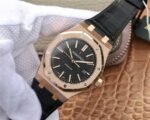 1:1 Super Clone Audemars Piguet RO 15400 (Rose gold black dial AP) - Image 2