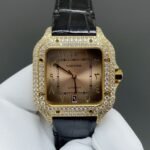 1:1 Super Clone Cartier Santos Middle East Full Diamond