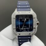1:1 Super Clone Cartier Santos Middle East Full Diamond