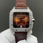 1:1 Super Clone Cartier Santos Middle East Full Diamond