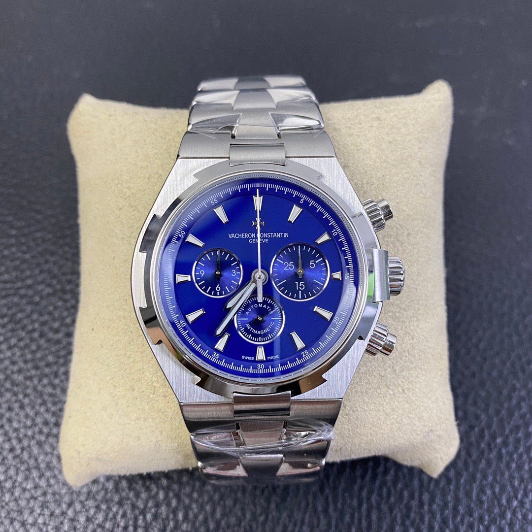 IMG_2409.jpg 1:1 Super Clone C Overseas Chronograph No Calendar Blue Dial - Image 1