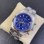 1:1 Super Clone C Overseas Chronograph No Calendar Blue Dial - Image 9