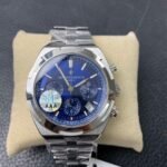1:1 Super Clone Vacheron Constantin Overseas Chronograph Blue Dial