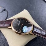 1:1 Super Clone Vacheron Constantin Heritage Series Two-Hand Mechanical Rose Gold Black Dial - Image 7