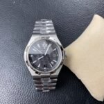 1:1 Super Clone Vacheron Constantin Overseas Black Dial and Steel Bracelet - Image 8