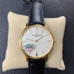 1:1 Super Clone Vacheron Constantin Gold Vacheron Heritage Two-Hand Watch