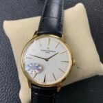 1:1 Super Clone Vacheron Constantin Gold Vacheron Heritage Two-Hand Watch - Image 8