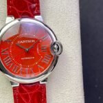 1:1 Super Clone Cartier Ballon BleuDe series, available in sizes 42, 36, 33, and 28.