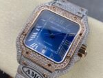 1:1 Super Clone Cartier Santos Middle East Full Diamond - Image 8