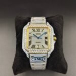 1:1 Super Clone Cartier Santos Middle East Full Diamond