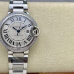 1:1 Super Clone Cartier Blue Balloon 33mm Mechanical