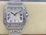 1:1 Super Clone Cartier Santos Middle East Full Diamond