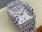 1:1 Super Clone Cartier Santos Middle East Full Diamond - Image 9