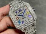 1:1 Super Clone Cartier Santos Middle East Full Diamond - Image 8