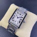 1:1 Super Clone Cartier Tank series mechanical model, dimensions: 40.5mm (length) * 31mm (width). - Image 8